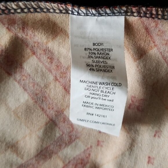 LulaRoe Randy-T top XXS - Picture 3 of 4